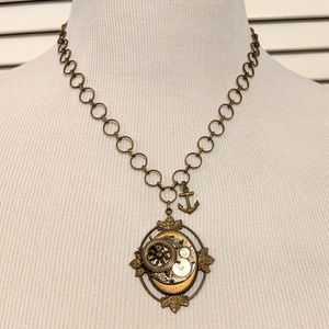 Steampunk Watch Movement Pendant Necklace